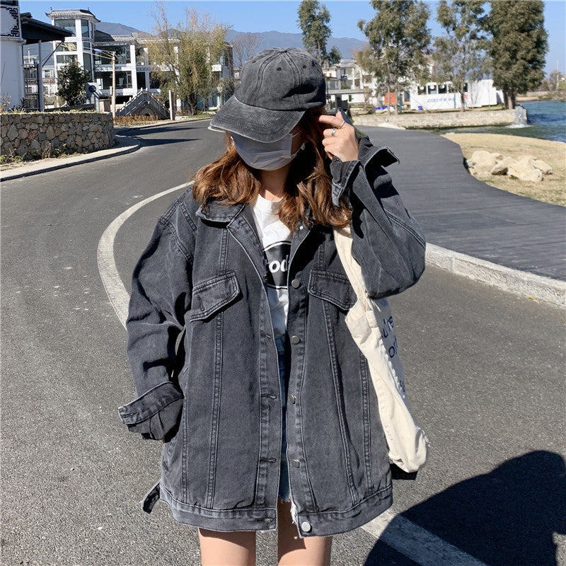 Dam Oversize Denim Jacka Mirla-Eva Jonsson