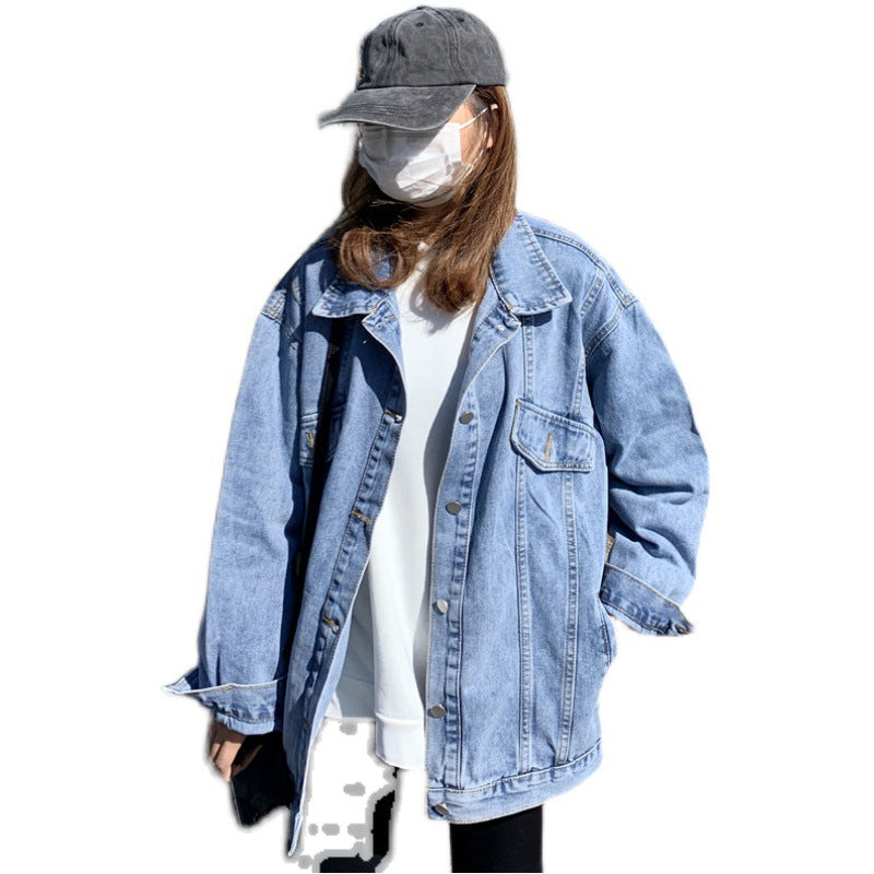 Dam Oversize Denim Jacka Mirla-Eva Jonsson