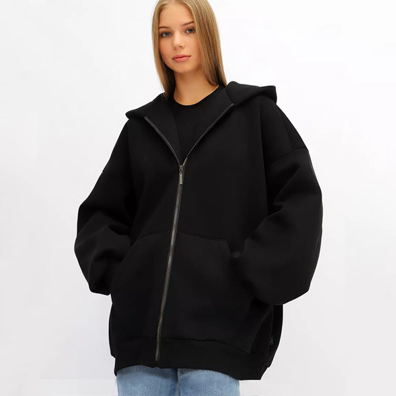 Dam Oversized Huvjacka med Dragkedja Mirla-Eva Jonsson