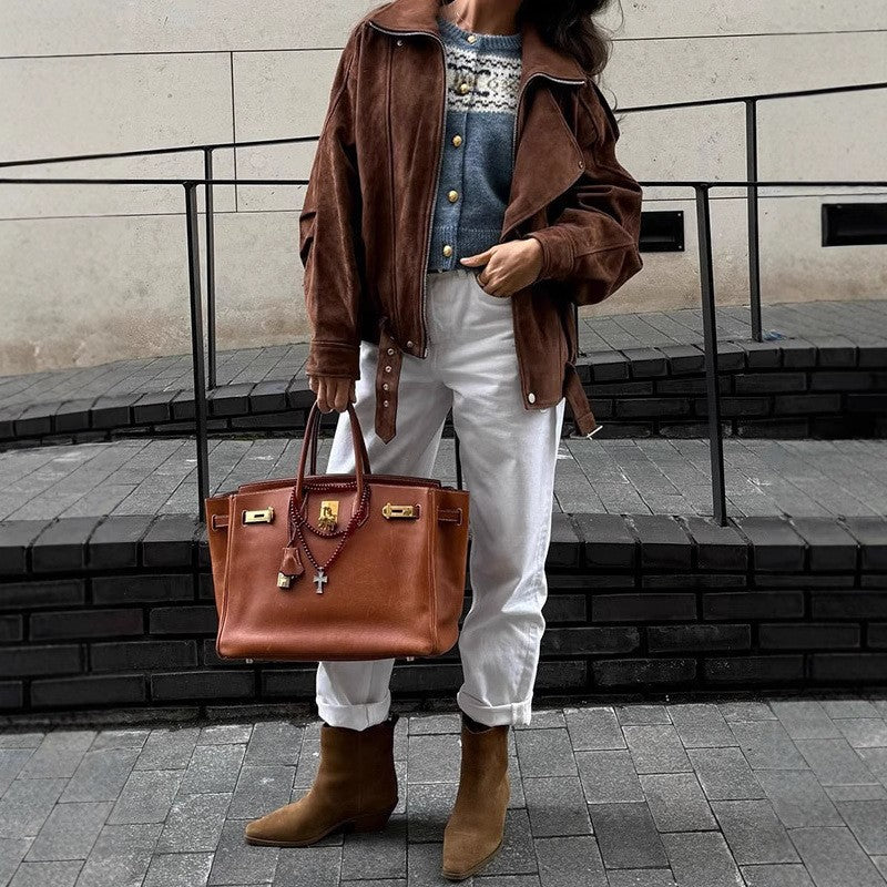 Dam Oversized Konstläderjacka Mirla-Eva Jonsson