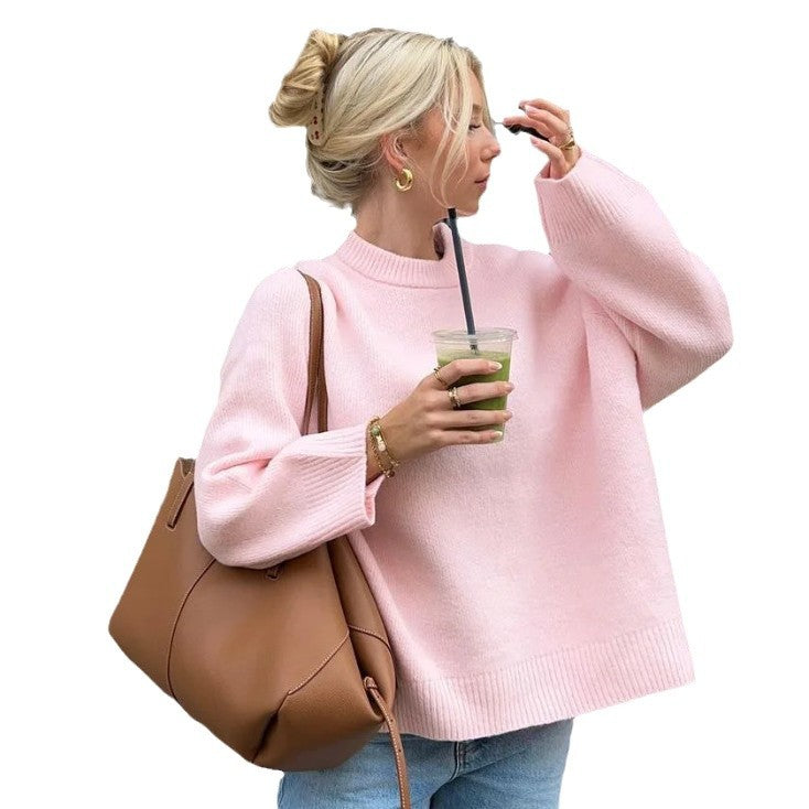 Dam Oversized Stickad Tröja Mirla-Eva Jonsson