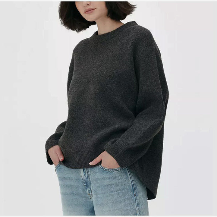 Dam Oversized Stickad Tröja Mirla-Eva Jonsson