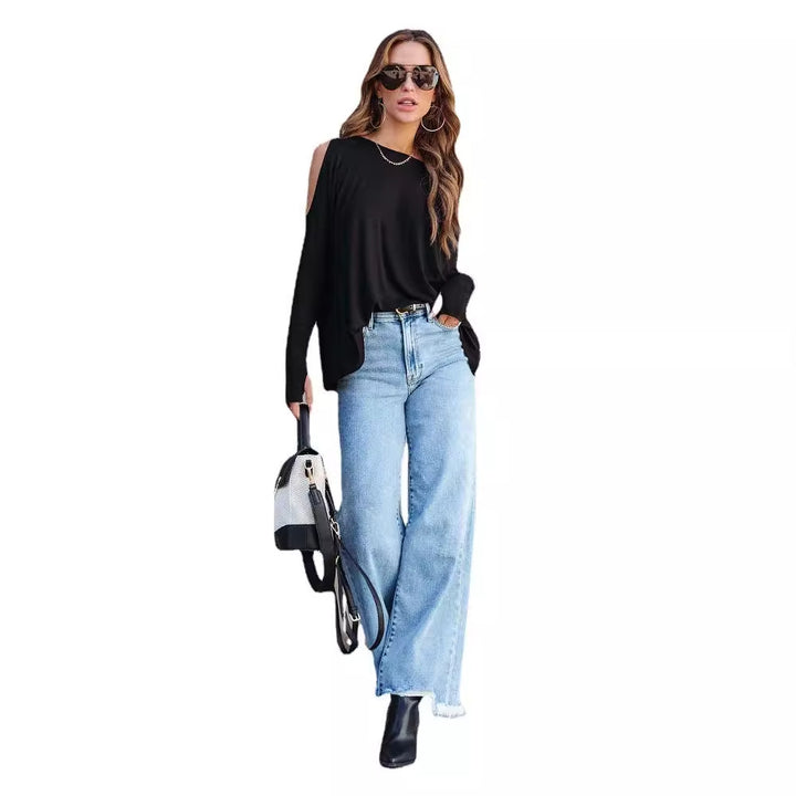 Dam Oversized Sweatshirt med Trendig Grafisk Design Mirla-Eva Jonsson