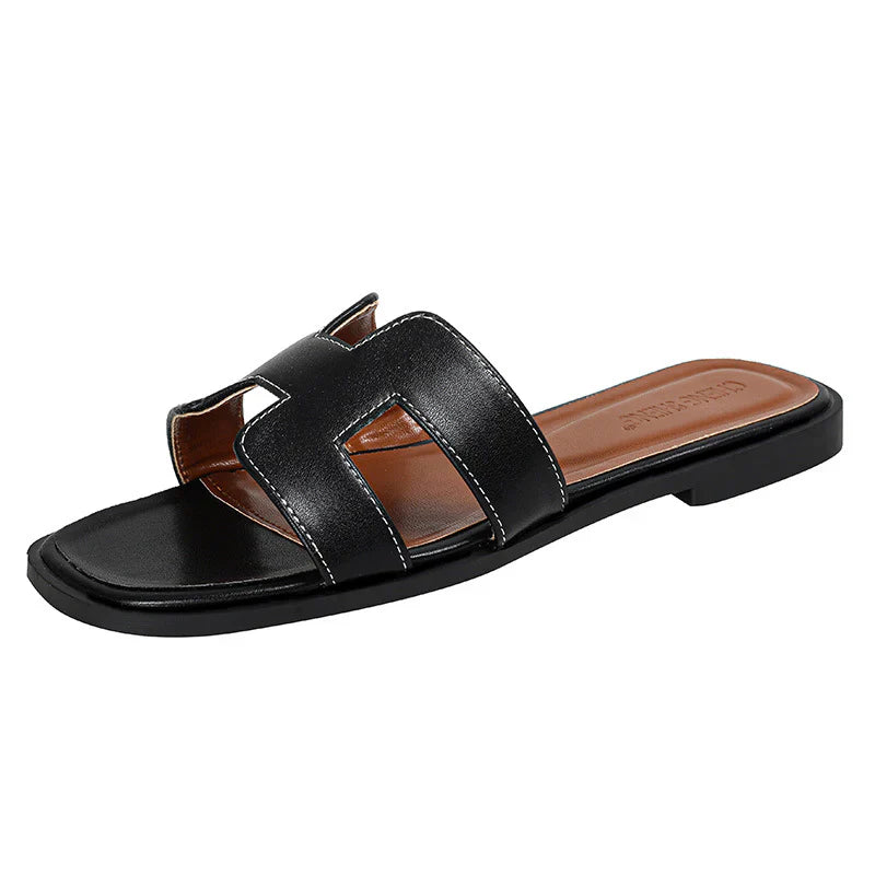 Dam Platta Sandaler med Slip-On | Eva Jonsson-Eva Jonsson