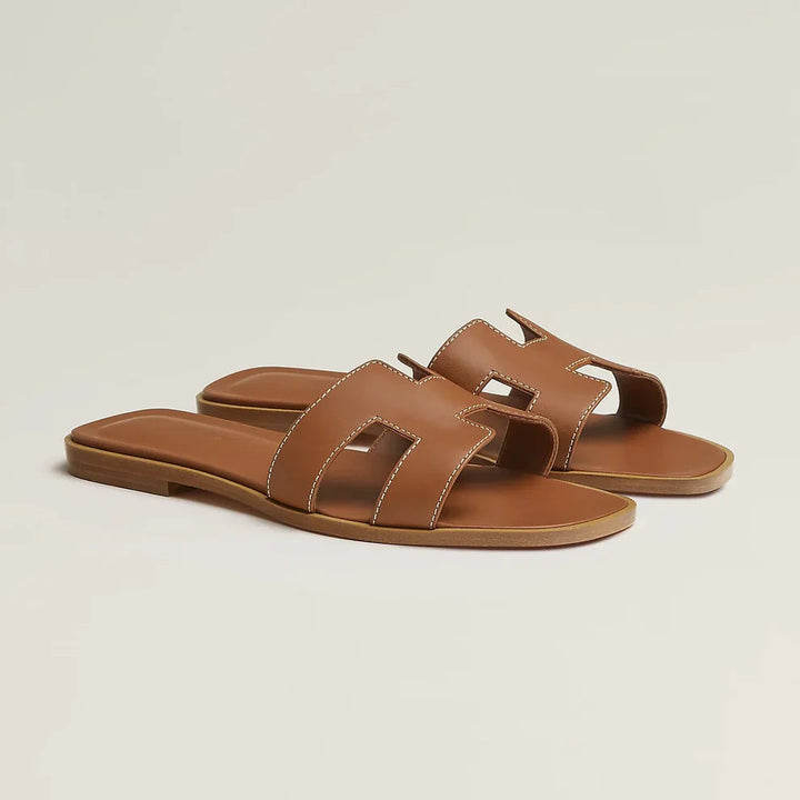 Dam Platta Sandaler med Slip-On | Eva Jonsson-Eva Jonsson