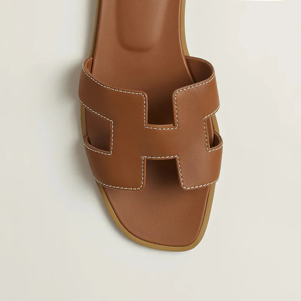 Dam Platta Sandaler med Slip-On | Eva Jonsson-Eva Jonsson