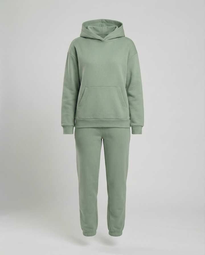 Dam Polyester Träningsoverall med Sportig Design & Avslappnad Passform | Eva Jonsson-Eva Jonsson