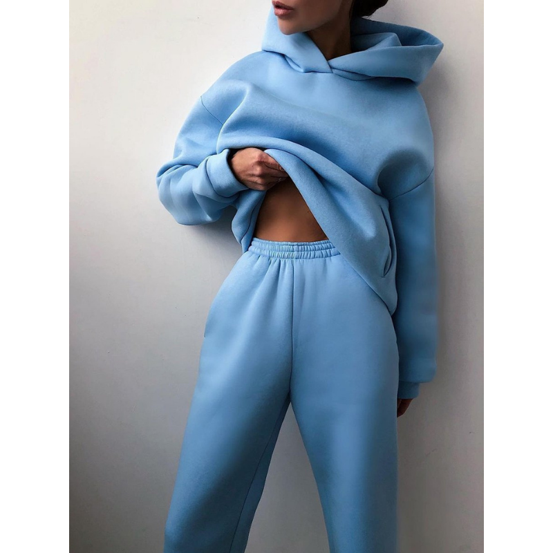 Dam Polyester Träningsoverall med Sportig Design & Avslappnad Passform | Eva Jonsson-Eva Jonsson