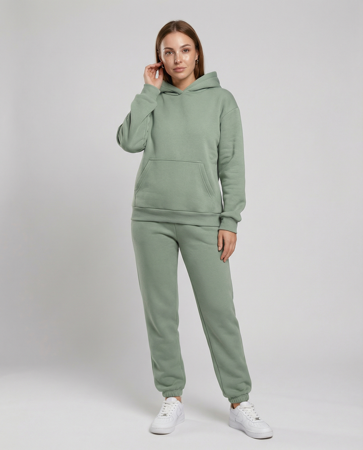 Dam Polyester Träningsoverall med Sportig Design & Avslappnad Passform | Mirla-Eva Jonsson