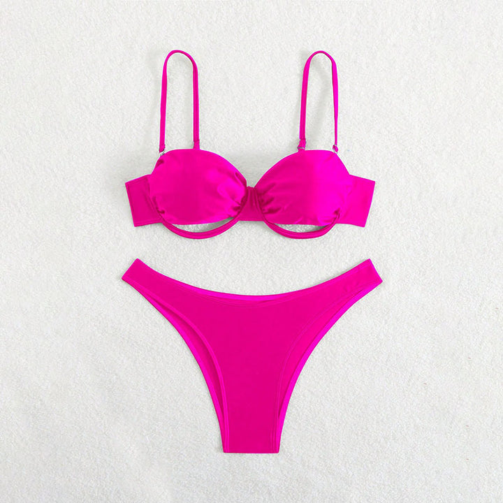Dam Push-Up Bikini med justerbara axelremmar och elegant design Mirla-Eva Jonsson