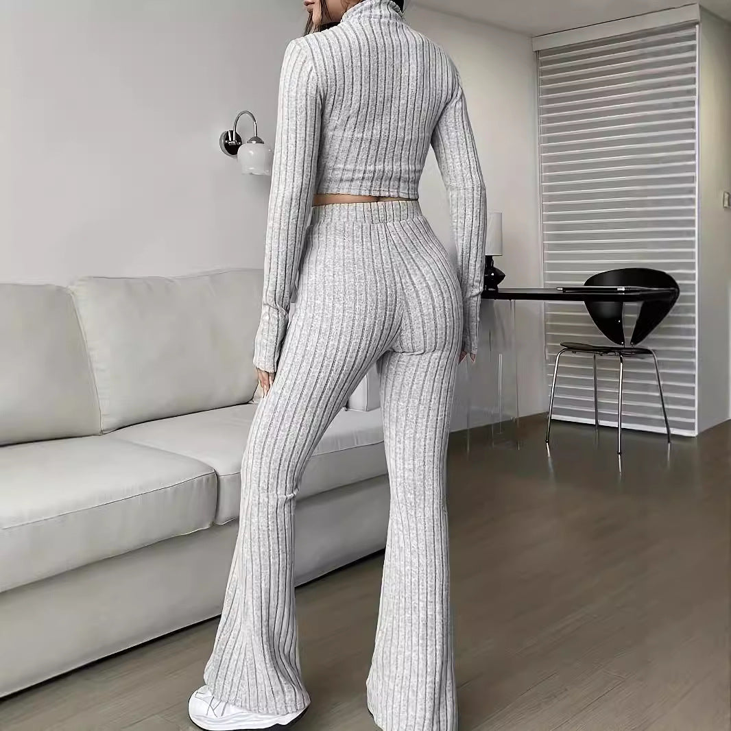 Dam Ripp-stickat set i avslappnad stil Mirla-Eva Jonsson