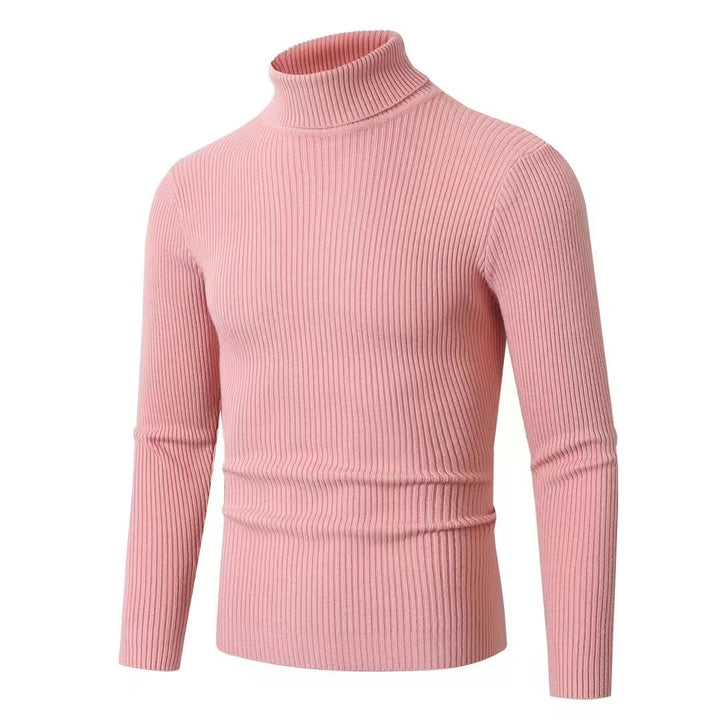 Dam Rollkragepullover med elegant ribbstruktur Mirla-Eva Jonsson
