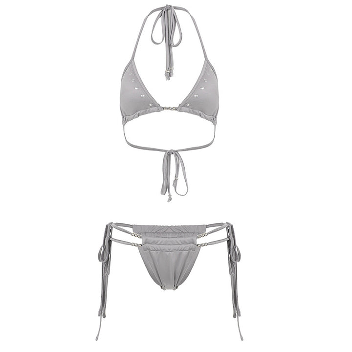 Dam Shorts-set med justerbara axelband och eleganta smyckedetaljer Mirla-Eva Jonsson