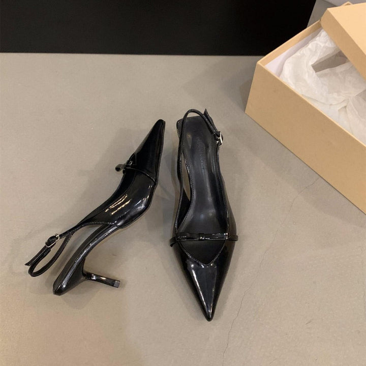 Dam Slingback Pumps med Elegant Snitt och Fin Rem Mirla-Eva Jonsson