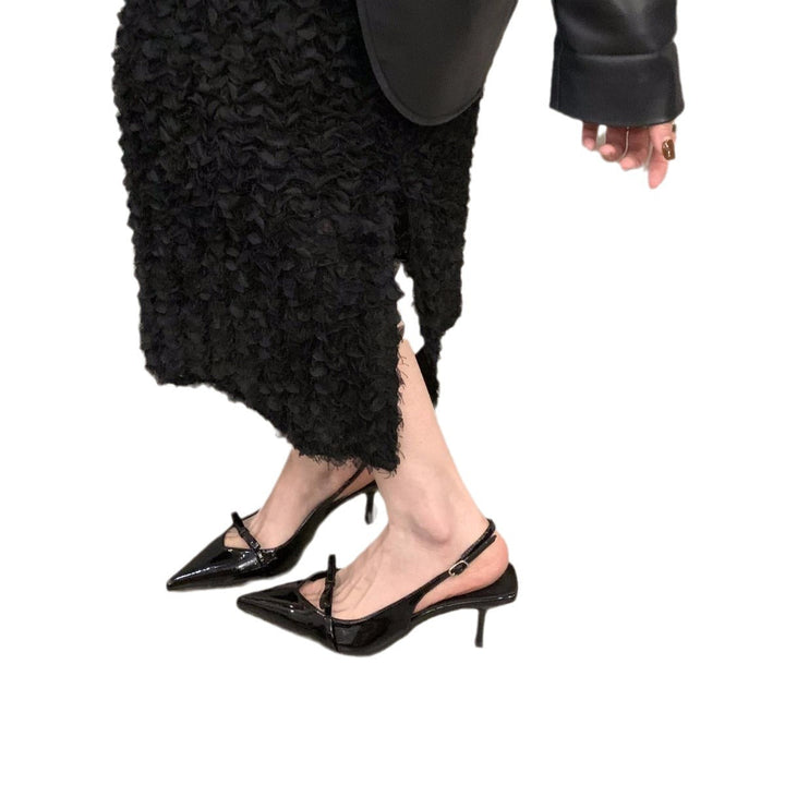 Dam Slingback Pumps med Elegant Snitt och Fin Rem Mirla-Eva Jonsson