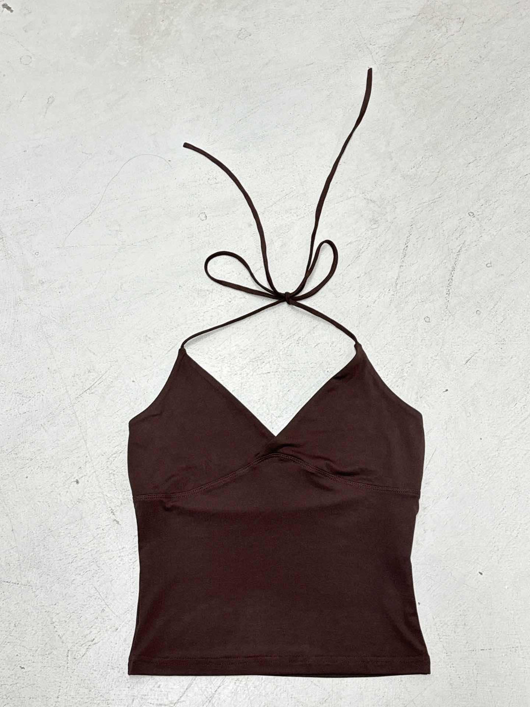 Dam Spaghetti strap tank top with refined wrap design Mirla-Eva Jonsson