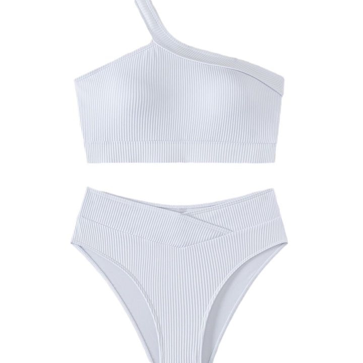 Dam Sport-Bikini med asymmetrisk överdel och hög midja Mirla-Eva Jonsson