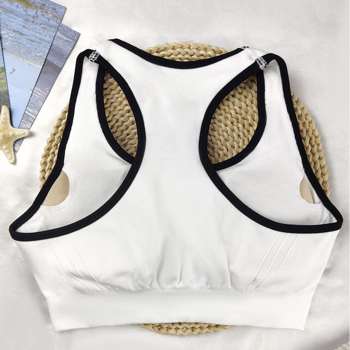 Dam Sport-Bustier med ventilerande blandningstyg och stödjande kupor Mirla-Eva Jonsson