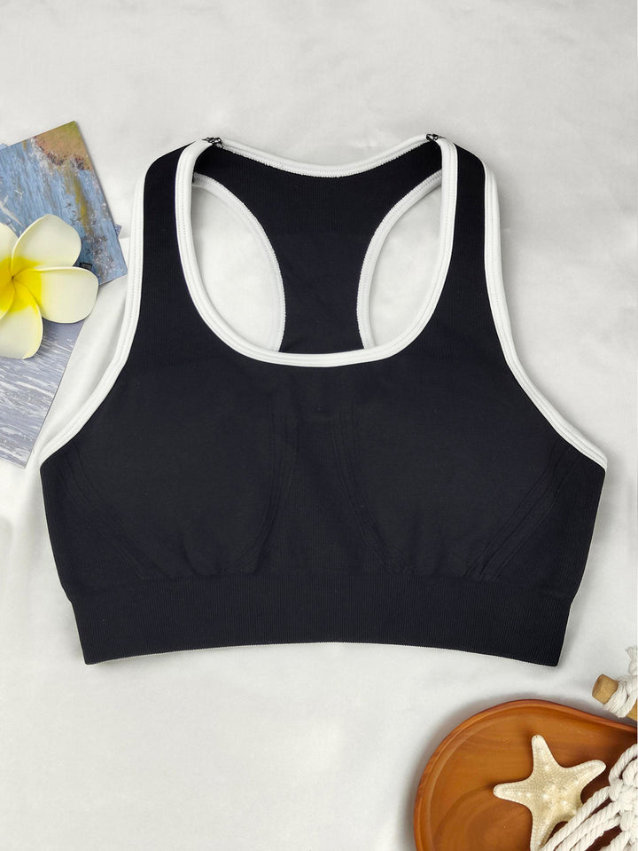 Dam Sport-Bustier med ventilerande blandningstyg och stödjande kupor Mirla-Eva Jonsson