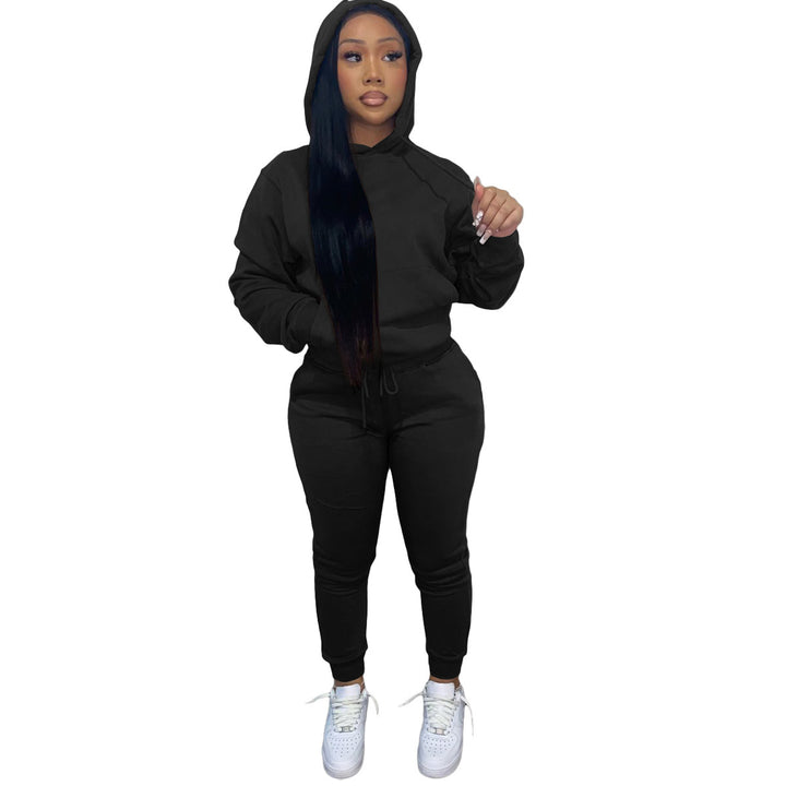 Dam Sportig Joggingdress med hood och elastisk midja Mirla-Eva Jonsson