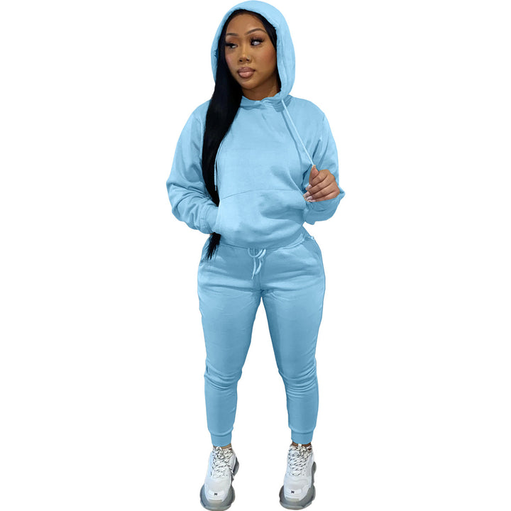 Dam Sportig Joggingdress med hood och elastisk midja Mirla-Eva Jonsson