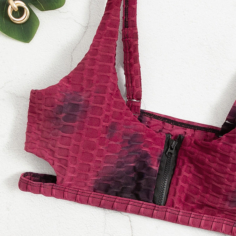 Dam Sportig bikini med innovativ dragkedja Mirla-Eva Jonsson
