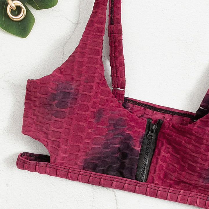 Dam Sportig bikini med innovativ dragkedja Mirla-Eva Jonsson