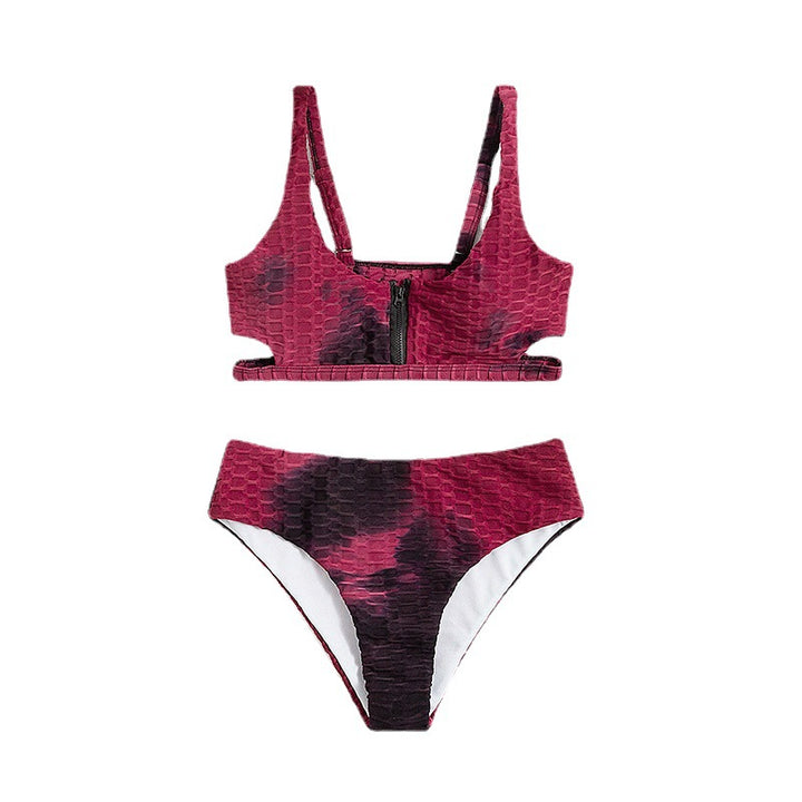 Dam Sportig bikini med innovativ dragkedja Mirla-Eva Jonsson