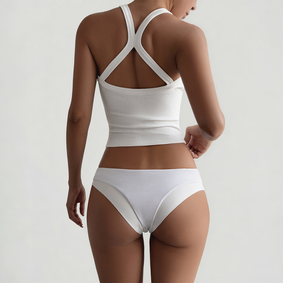 Dam Sportigt linne med modernt bicolor-design Mirla-Eva Jonsson