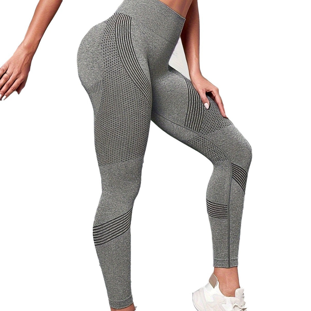 Dam Sportleggings med hög midja och andningsbar design Mirla-Eva Jonsson