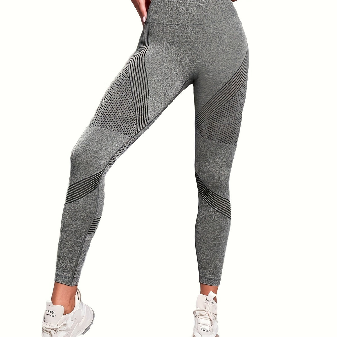 Dam Sportleggings med hög midja och andningsbar design Mirla-Eva Jonsson