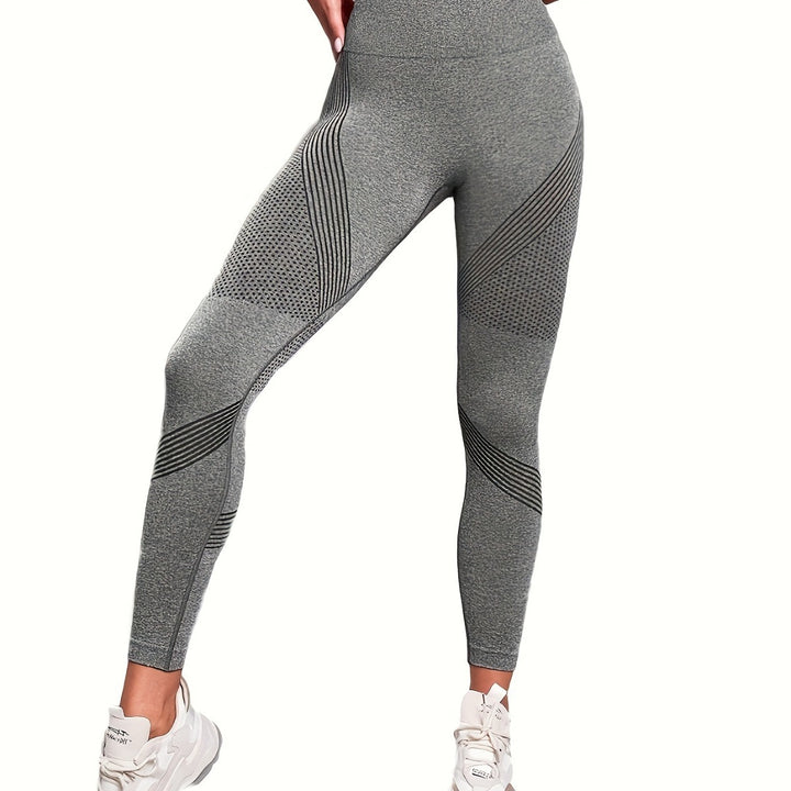 Dam Sportleggings med hög midja och andningsbar design Mirla-Eva Jonsson