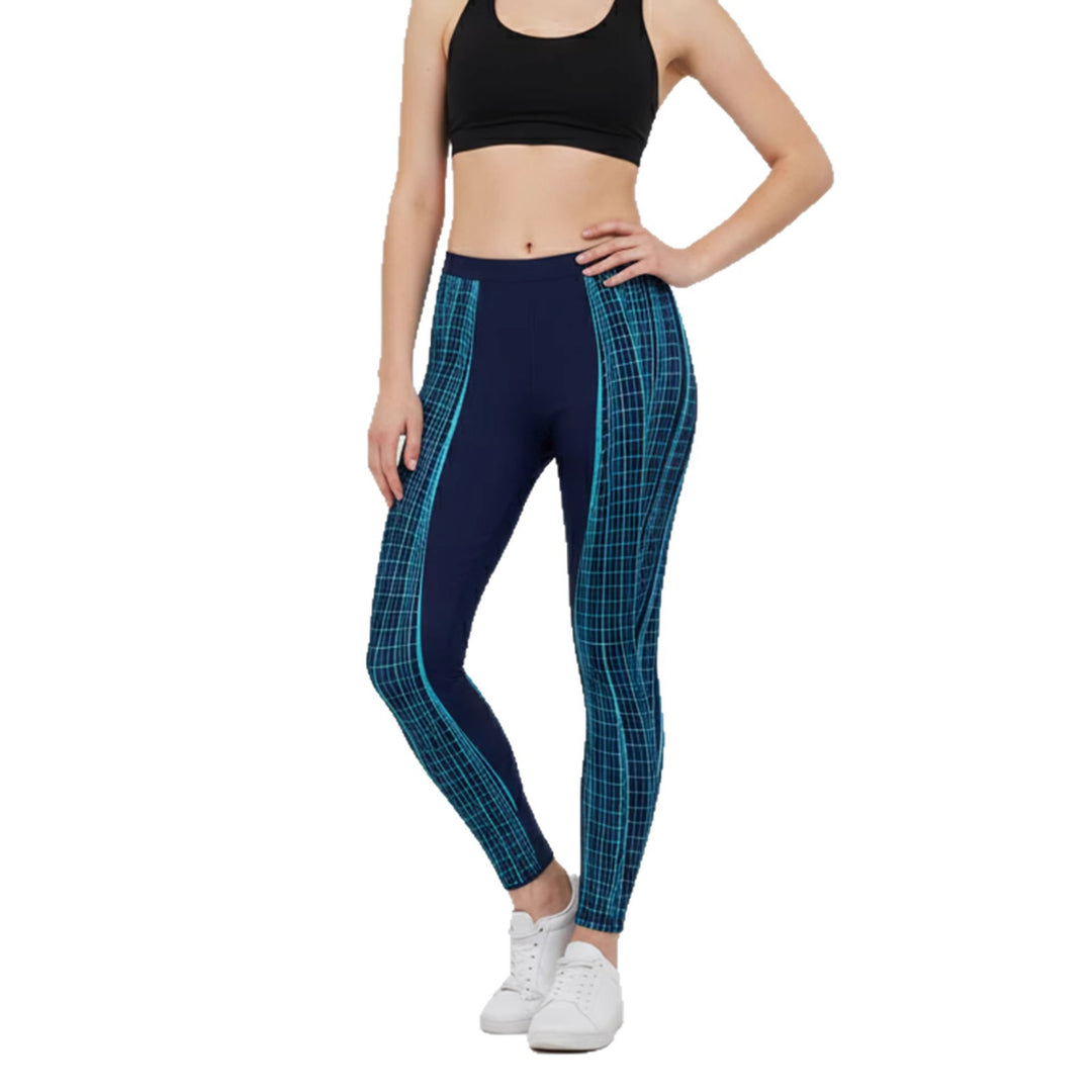 Dam Sportleggings med stiligt stjärn-design och hög midja Mirla-Eva Jonsson