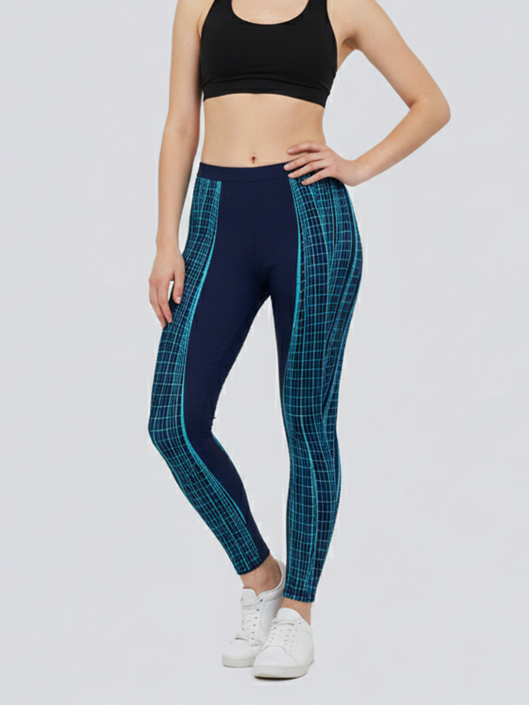 Dam Sportleggings med stiligt stjärn-design och hög midja Mirla-Eva Jonsson