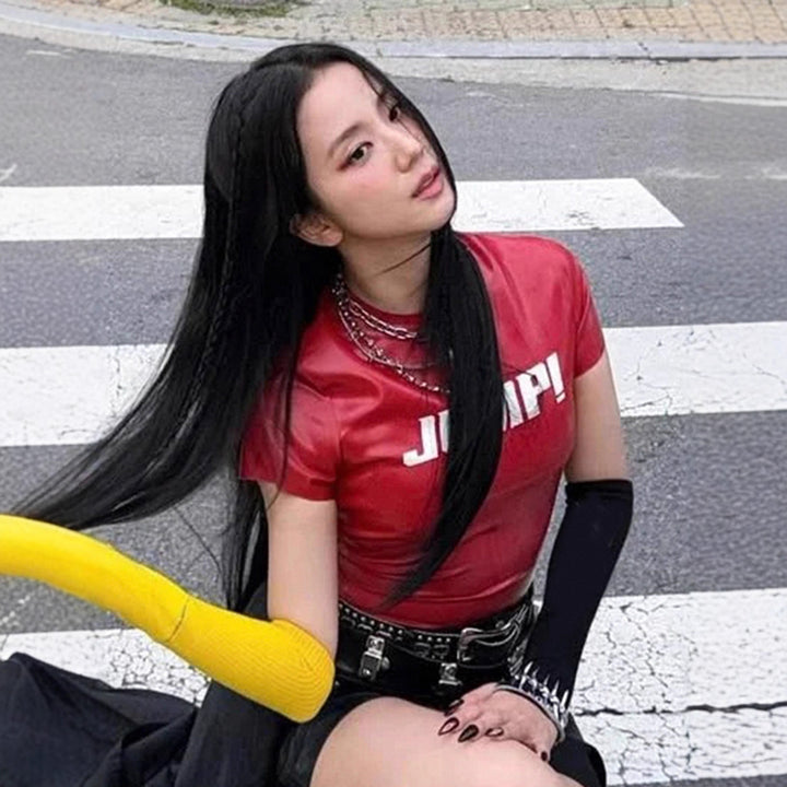 Dam Sportskjorta i glänsande material Mirla-Eva Jonsson