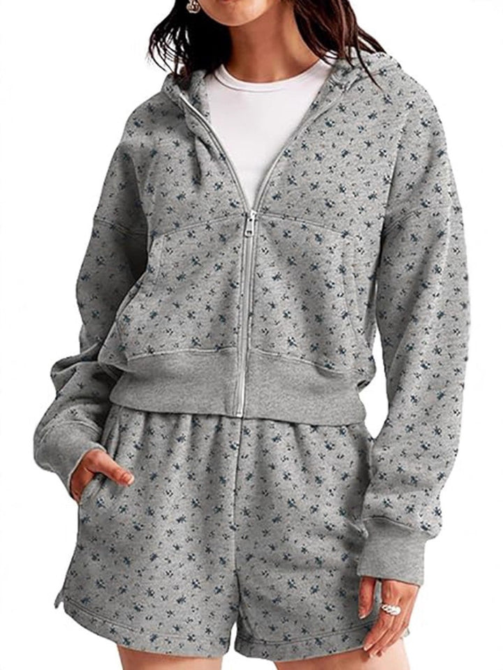 Dam Sweatjacka och Shorts Set Mirla-Eva Jonsson