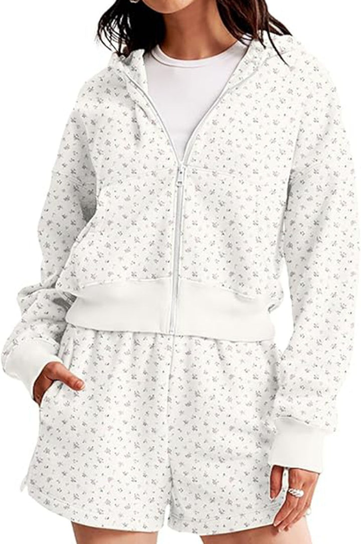 Dam Sweatjacka och Shorts Set Mirla-Eva Jonsson