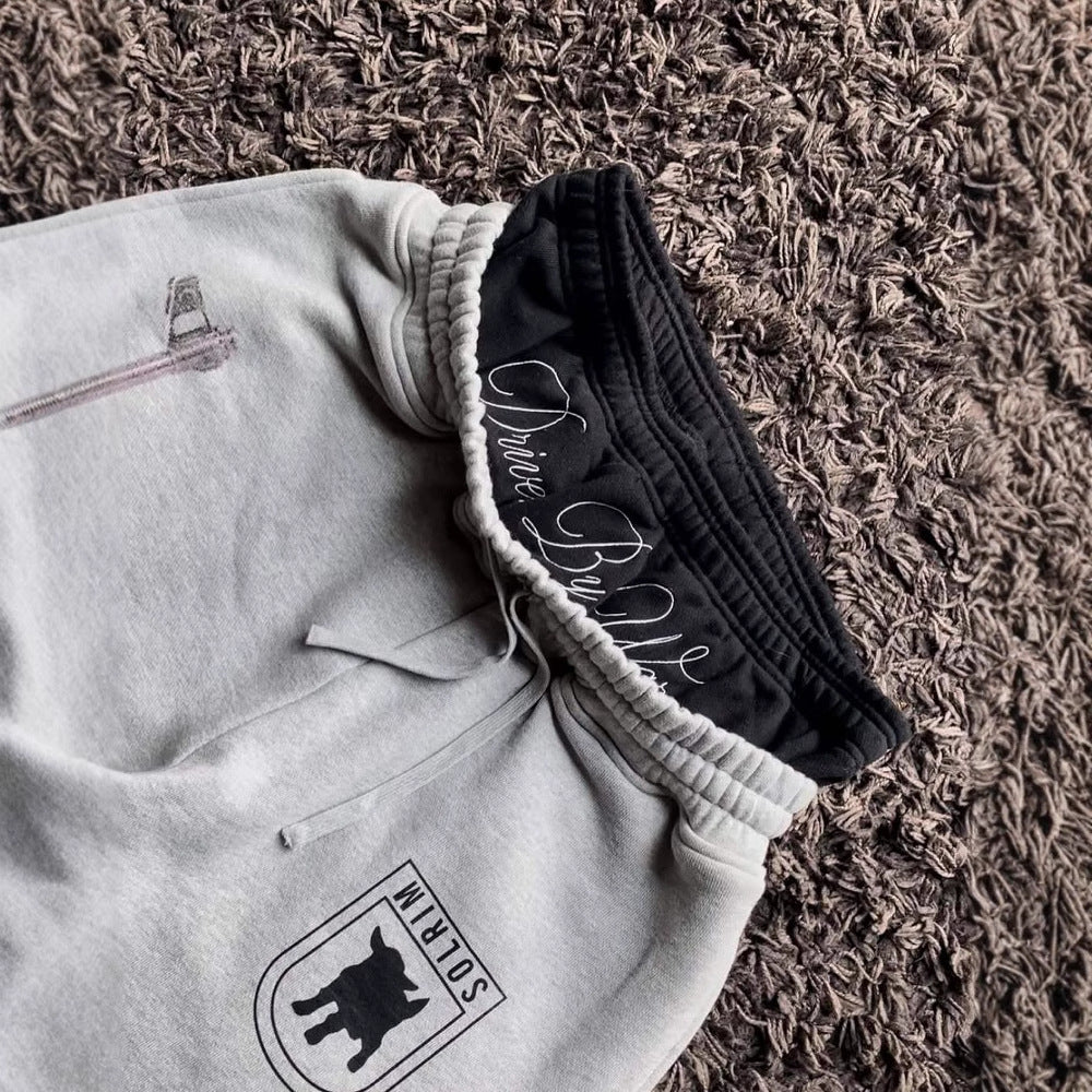 Dam Sweatpants med unik grafisk tryck och elastisk midja Mirla-Eva Jonsson