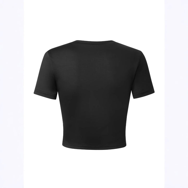 Dam T-shirt med glada körsbärmönster och högkvalitativt bomullsmaterial Mirla-Eva Jonsson
