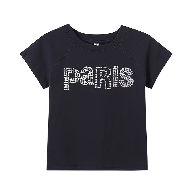 Dam T-shirt med glittryck Mirla-Eva Jonsson