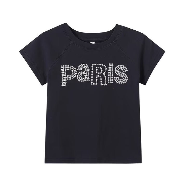 Dam T-shirt med glittryck Mirla-Eva Jonsson