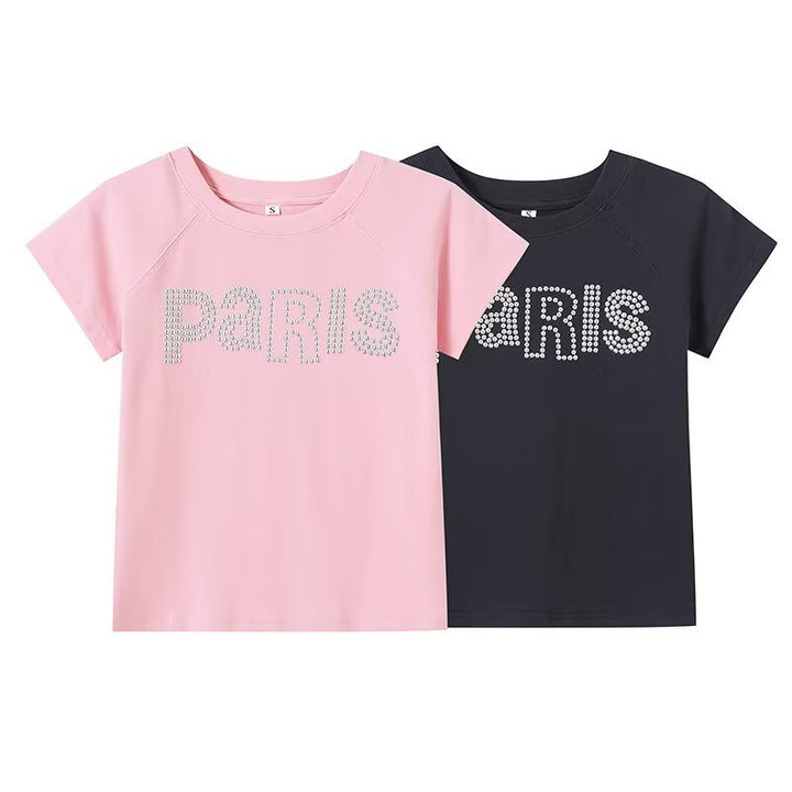 Dam T-shirt med glittryck Mirla-Eva Jonsson