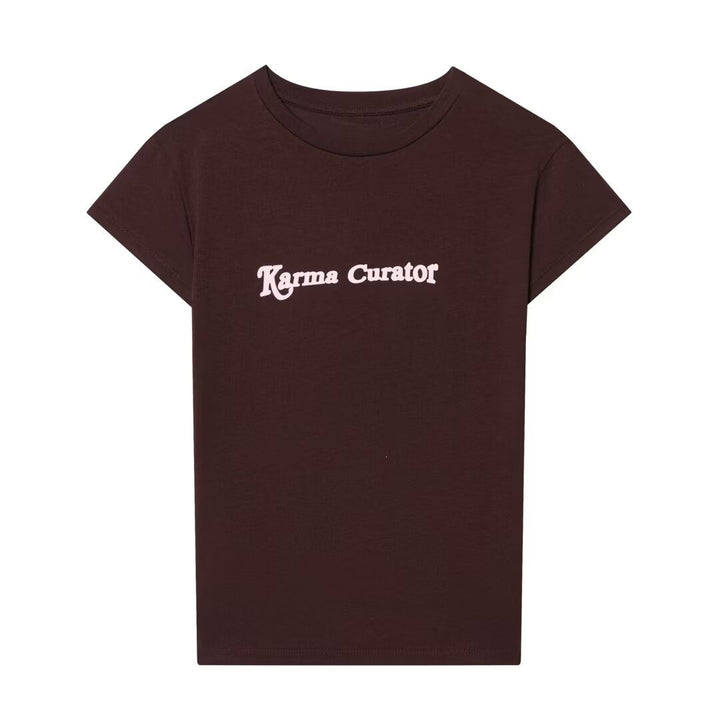 Dam T-shirt med individuell text Mirla-Eva Jonsson