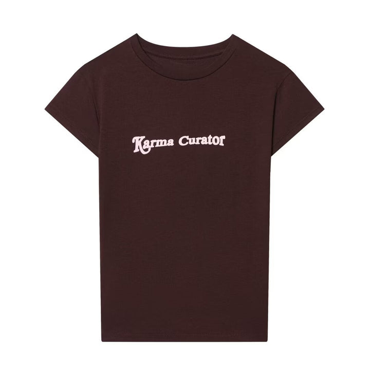 Dam T-shirt med individuell text Mirla-Eva Jonsson