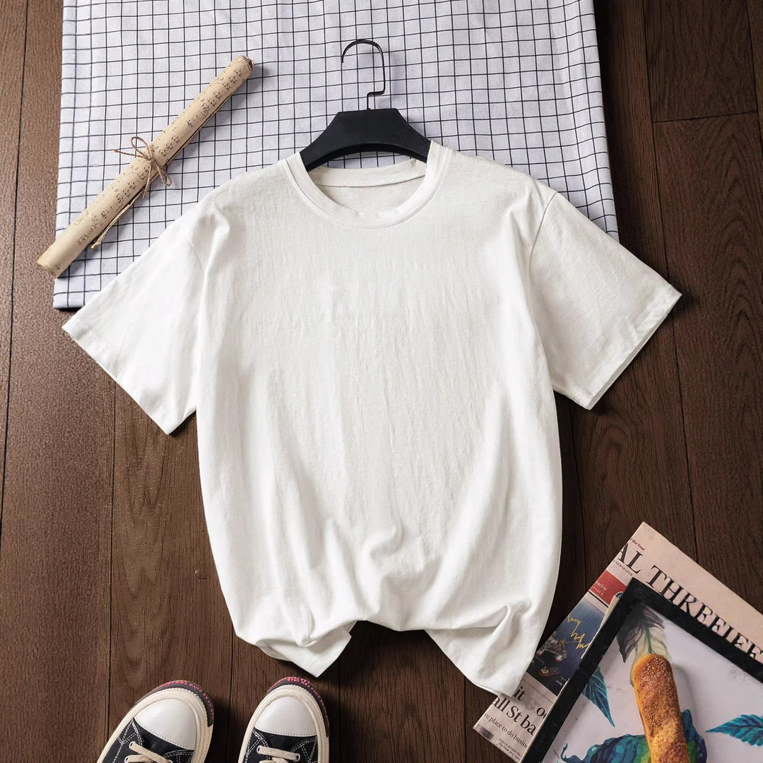 Dam T-shirt med kreativt motiv och inspirerande text Mirla-Eva Jonsson