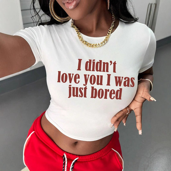 Dam T-shirt med kreativt nyckelhjärta-motiv och modern tryck Mirla-Eva Jonsson