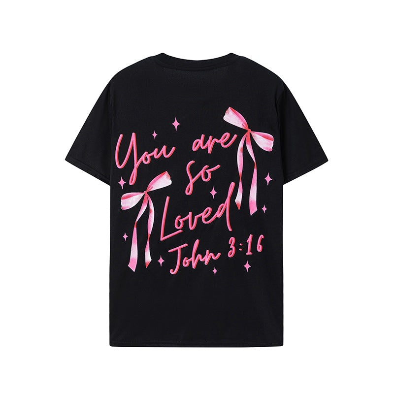 Dam T-shirt med motiverande tryck och voluminösa ärmar Mirla-Eva Jonsson