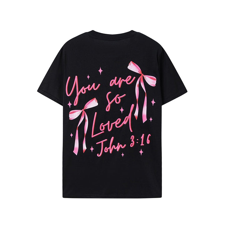 Dam T-shirt med motiverande tryck och voluminösa ärmar Mirla-Eva Jonsson