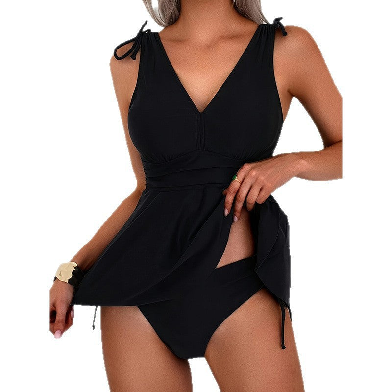 Dam Tankini med flödande topp och hög midjeslip Mirla-Eva Jonsson
