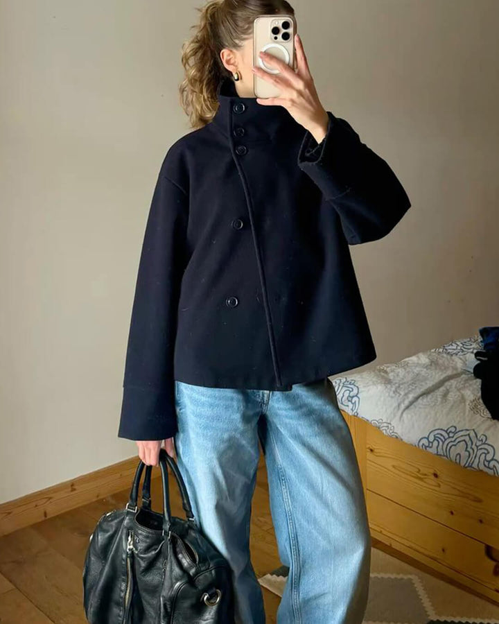 Dam Textiljacka med Ståkrage & Elegant Design | Mirla-Eva Jonsson